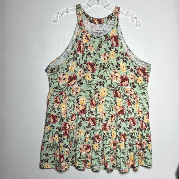 Torrid Super Soft High Neck Babydoll Tank Sz 2 - Picture 3 of 8